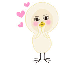 BIRD and CAT costume sticker sticker #560977