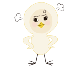 BIRD and CAT costume sticker sticker #560978