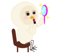 BIRD and CAT costume sticker sticker #560980