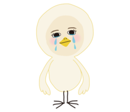 BIRD and CAT costume sticker sticker #560981