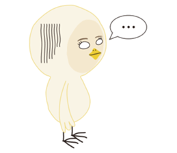 BIRD and CAT costume sticker sticker #560982