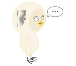 BIRD and CAT costume sticker sticker #560982