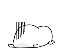 Short legs girl Sticker sticker #561568