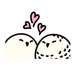 Snowy Owl and Barn Owl sticker #561596