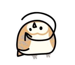 Snowy Owl and Barn Owl sticker #561614