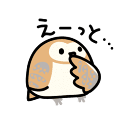 Snowy Owl and Barn Owl sticker #561617