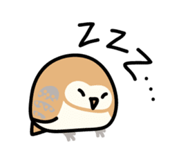 Snowy Owl and Barn Owl sticker #561625