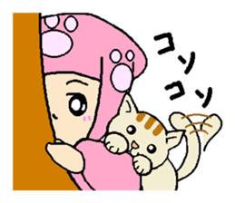 Cat lover ninja sticker #561853