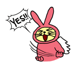 Yamaneko-bunny-chan sticker #562236