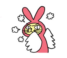 Yamaneko-bunny-chan sticker #562256