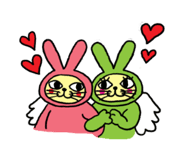 Yamaneko-bunny-chan sticker #562263