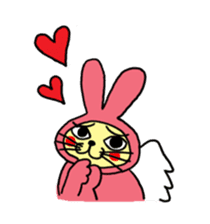 Yamaneko-bunny-chan sticker #562265