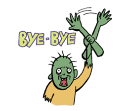 Kimokawa Zombie TARO sticker #562760