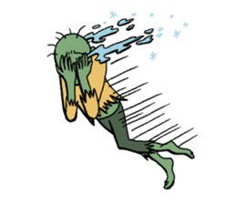 Kimokawa Zombie TARO sticker #562767