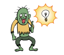 Kimokawa Zombie TARO sticker #562774