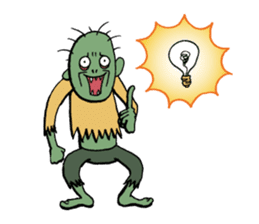 Kimokawa Zombie TARO sticker #562774