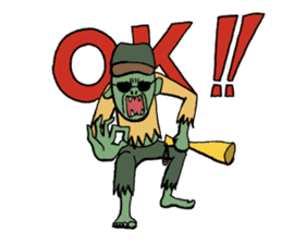 Kimokawa Zombie TARO sticker #562776