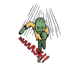 Kimokawa Zombie TARO sticker #562784