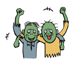 Kimokawa Zombie TARO sticker #562789