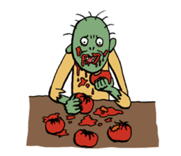 Kimokawa Zombie TARO sticker #562792