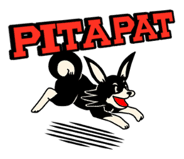 Dogs,Cats and Love Umbrellas1(English) sticker #562932