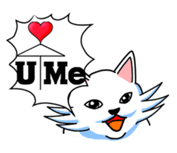 Dogs,Cats and Love Umbrellas1(English) sticker #562937