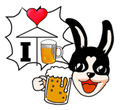 Dogs,Cats and Love Umbrellas1(English) sticker #562941