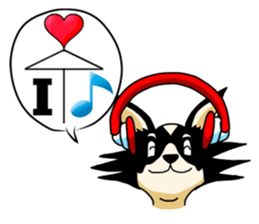 Dogs,Cats and Love Umbrellas1(English) sticker #562942