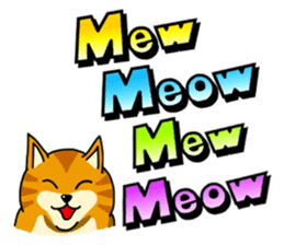 Dogs,Cats and Love Umbrellas1(English) sticker #562951