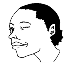 Closeup Face -female expressions- sticker #562955