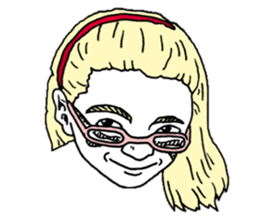 Closeup Face -female expressions- sticker #562957