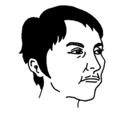 Closeup Face -female expressions- sticker #562964