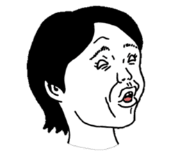 Closeup Face -female expressions- sticker #562973