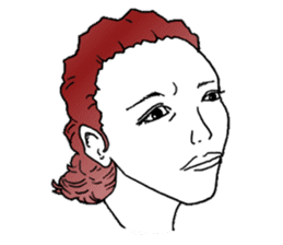 Closeup Face -female expressions- sticker #562977