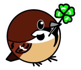 Cute Sparrow sticker #563218