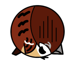 Cute Sparrow sticker #563225