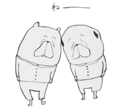 Edward and Saburo sticker #563450