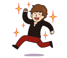 College student Hiroyuki stamp sticker #563836