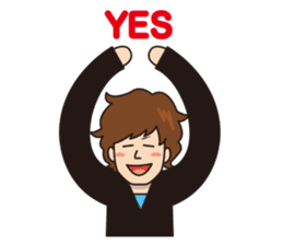 College student Hiroyuki stamp sticker #563843