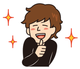 College student Hiroyuki stamp sticker #563860