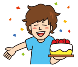 College student Hiroyuki stamp sticker #563861