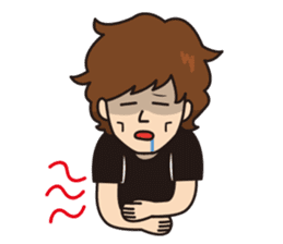 College student Hiroyuki stamp sticker #563863