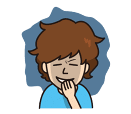 College student Hiroyuki stamp sticker #563864