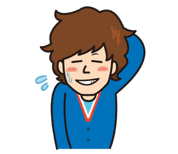 College student Hiroyuki stamp sticker #563867