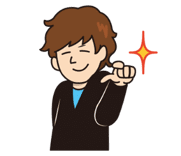 College student Hiroyuki stamp sticker #563868