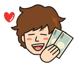 College student Hiroyuki stamp sticker #563871