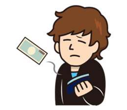 College student Hiroyuki stamp sticker #563872