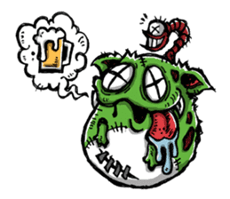 ZOMBIE-LAND sticker #564205