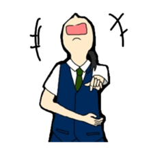 High school girl sticker #566699