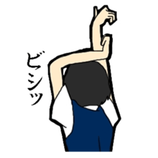High school girl sticker #566700